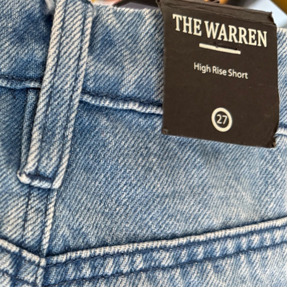 NWT Nordstrom BlankNYC the Warren Women's Denim Distressed Shorts 100% cotton - Picture 6 of 7